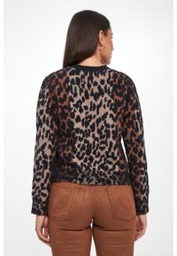 Sweter damski w panterkę DKNY. Wzór: motyw zwierzęcy #4