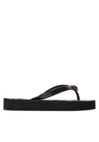 Kurt Geiger Japonki Kensington Q Flap Flop 8915399979 Czarny. Kolor: czarny