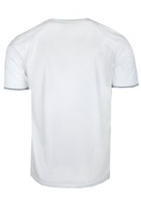 T-Shirt Męski - Biały z Nadrukiem - Pako Jeans. Okazja: na co dzień. Kolor: biały. Materiał: bawełna. Wzór: nadruk. Styl: casual