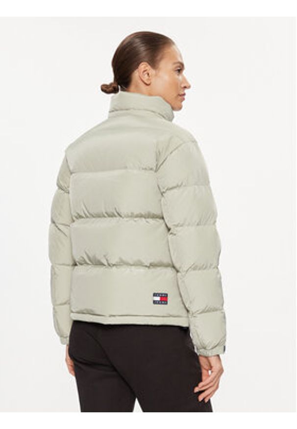 Tommy Jeans Kurtka puchowa Alaska DW0DW14661 Szary Regular Fit. Kolor: szary. Materiał: syntetyk
