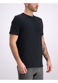 Under Armour T-Shirt 1326799 Czarny Loose Fit. Kolor: czarny. Materiał: bawełna, syntetyk