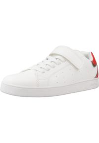 Tenisówki Geox Model J Eclyper B. Kolor Biały. Kolor: biały. Materiał: syntetyk, tkanina. Sport: turystyka piesza #1