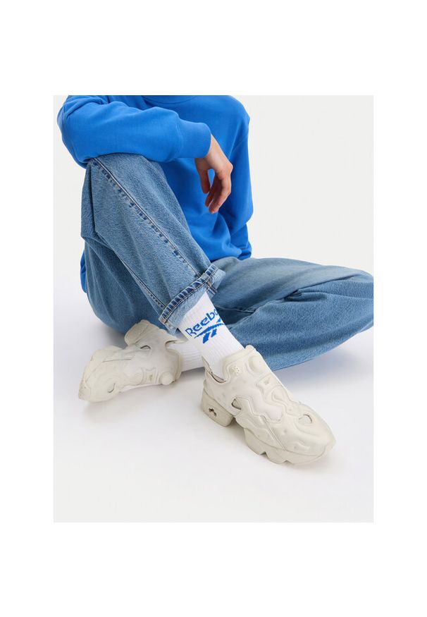 Sneakersy Reebok. Kolor: kremowy