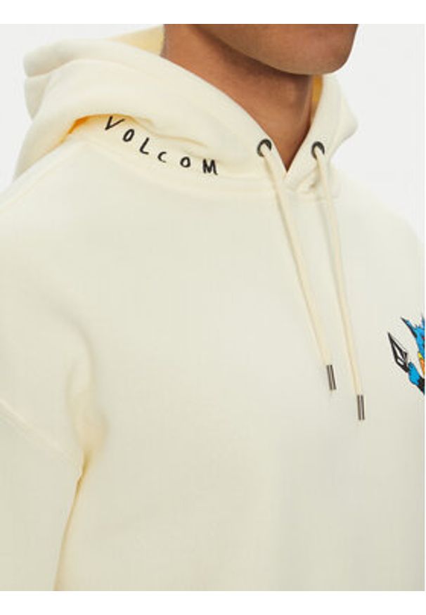 Volcom Bluza Bob Mollema 2 A4112506 Beżowy Loose Fit. Kolor: beżowy. Materiał: bawełna