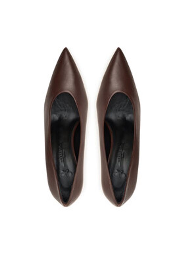 Weekend Max Mara Czółenka Nievo 25255260956 Brązowy. Kolor: brązowy. Materiał: skóra