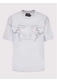 Mindout T-Shirt Unisex Szary Oversize. Kolor: szary. Materiał: bawełna