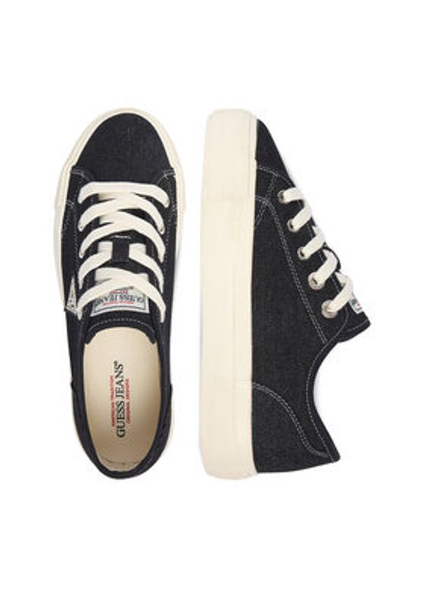 Guess Jeans Tenisówki CWBEO-GJ202505162 Granatowy. Kolor: niebieski. Materiał: materiał