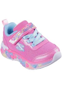 skechers - Adidasy Skechers S Lights-eternal Heart Light, Dzieci. Okazja: na uczelnię. Kolor: różowy. Materiał: materiał. Model: Skechers Sport. Sport: joga i pilates