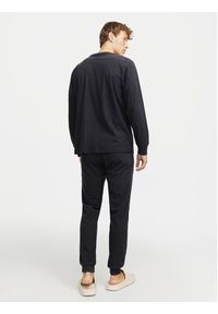 Jack & Jones - Jack&Jones Piżama Solid 12268536 Czarny Loose Fit. Kolor: czarny. Materiał: syntetyk #5