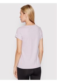 4f - 4F T-Shirt H4L22-TSD013 Fioletowy Regular Fit. Kolor: fioletowy. Materiał: bawełna