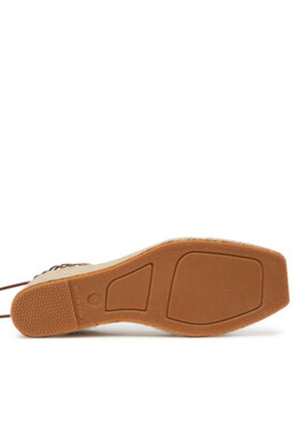 Weekend Max Mara Espadryle Quirino 2515521115670 Brązowy. Kolor: brązowy. Materiał: skóra