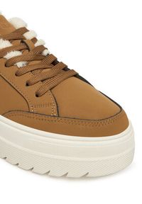 Hugo - HUGO Sneakersy Lyssa Tenn 50552645 Brązowy. Kolor: brązowy. Materiał: skóra #5