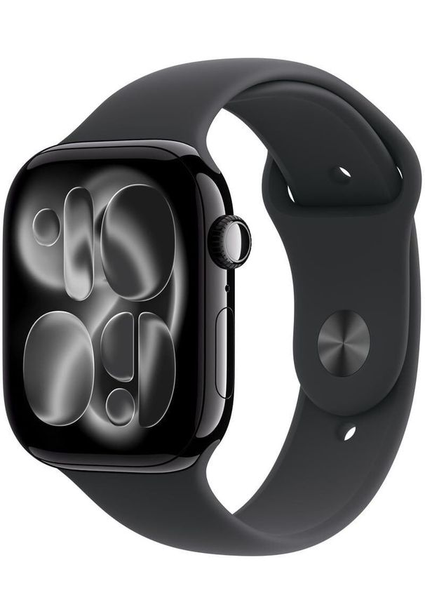 APPLE - Watch Series 11 46mm Jet Black /Black Sport Band - M/L. Styl: sportowy