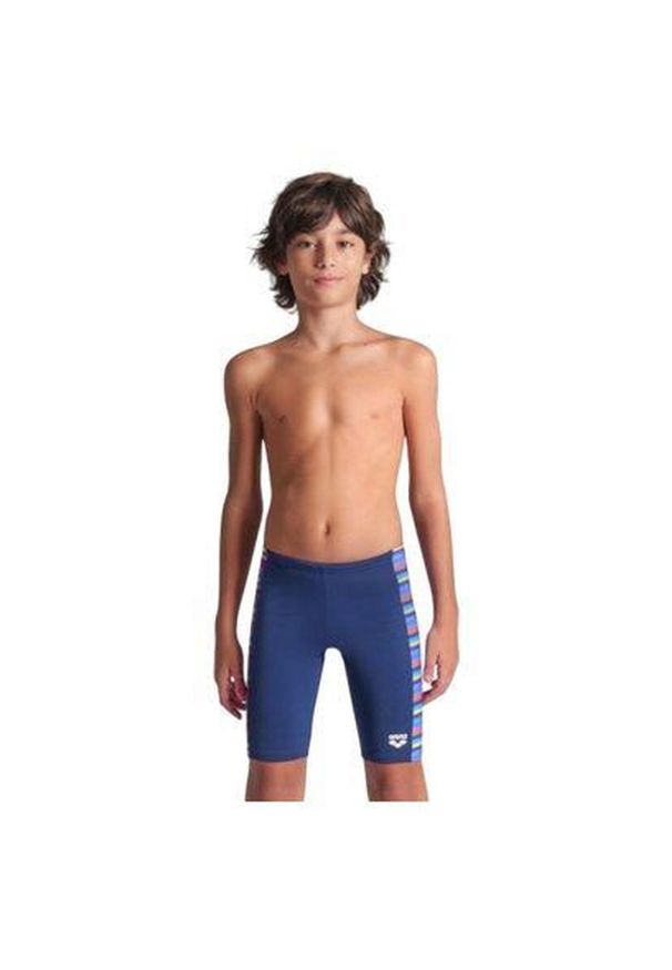 Spodenki Treningowe Arena Racing Stripe Swim Jammer junior. Kolor: niebieski