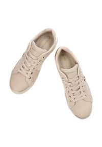 Beżowe Sneakersy Tamaris Modne Obuwie Damskie. Okazja: na co dzień. Kolor: beżowy. Materiał: skóra #7