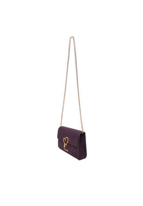 Love Moschino - LOVE MOSCHINO Torebka JC4327PP0NKX0650 Fioletowy. Kolor: fioletowy. Materiał: skórzane