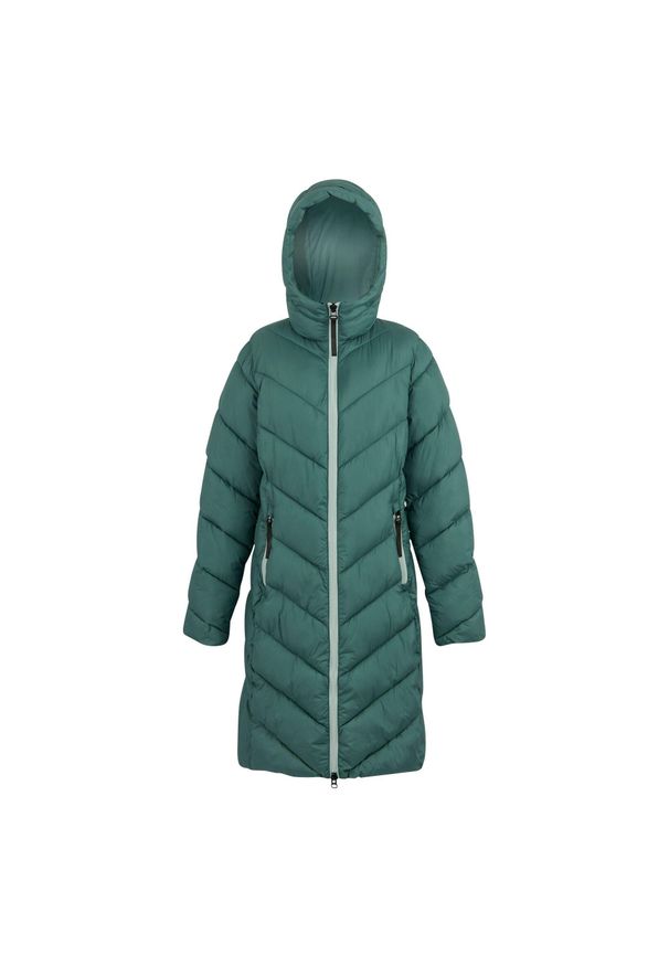 Regatta - Kurtka Ocieplana Damska Anita. Kolor: zielony. Materiał: puch. Sport: turystyka piesza