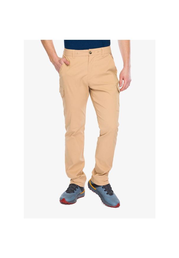 columbia - Spodnie turystyczne męskie Columbia Tech Trail Utility Pant. Kolor: beżowy