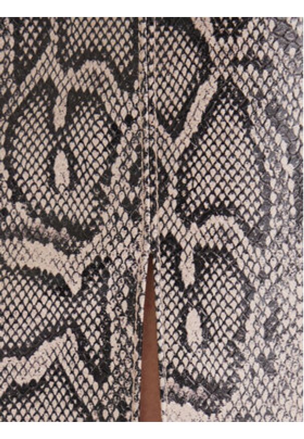 Vero Moda Spódnica z imitacji skóry Nelly 10336982 Beżowy Slim Fit. Kolor: beżowy. Materiał: skóra