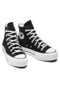 Converse Trampki Ctas Lift Hi 560845C Czarny. Kolor: czarny. Materiał: materiał