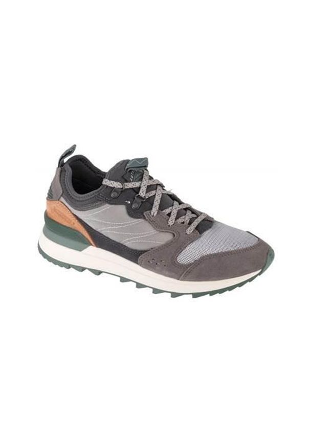 Buty do chodzenia męskie Merrell Alpine 83. Zapięcie: sznurówki. Kolor: szary, brązowy, wielokolorowy. Materiał: tkanina, guma, zamsz. Szerokość cholewki: normalna. Sport: turystyka piesza