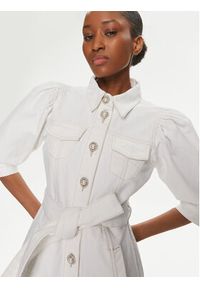 Custommade Sukienka jeansowa Karly 999448456 Biały Regular Fit. Kolor: biały. Materiał: bawełna #3