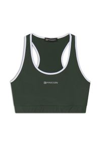 FREDDY - Biustonosz damski ze średnim wsparciem Freddy. Kolor: zielony. Sport: bieganie, fitness #1