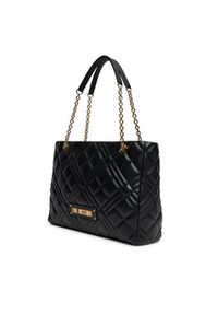 Love Moschino - LOVE MOSCHINO Torebka JC4145PP1NLA0000 Czarny. Kolor: czarny. Materiał: skórzane