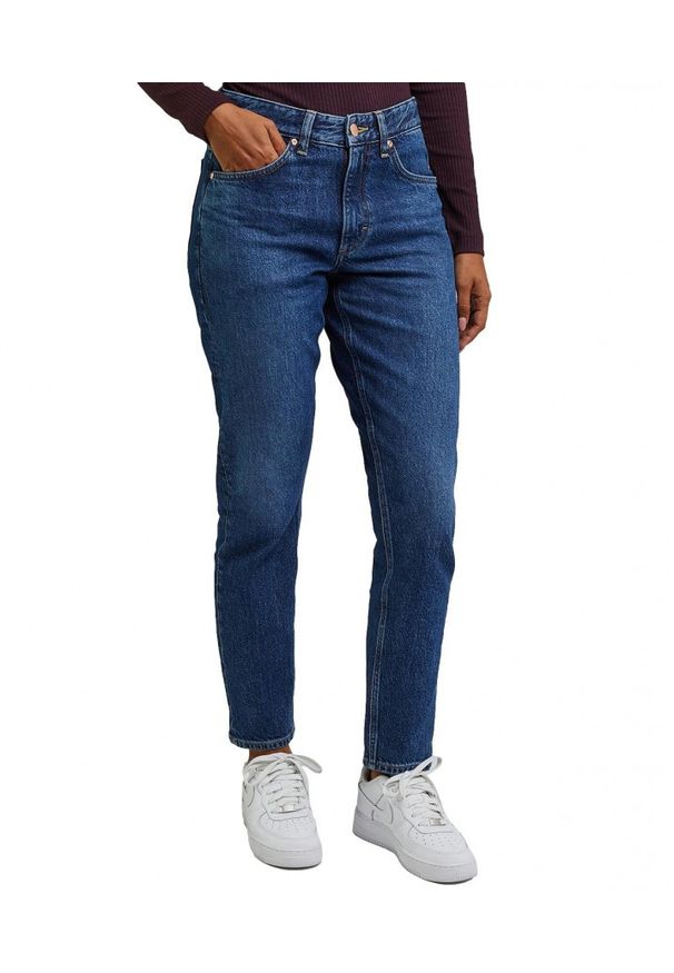 Lee - DAMSKIE SPODNIE LEE RIDER JEANS INDIGO REVIVAL 112346312