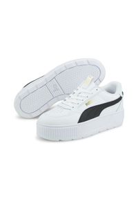 Puma - Buty sportowe damskie PUMA KARMEN REBELLE sneakersy. Zapięcie: sznurówki. Kolor: biały, wielokolorowy, czarny. Materiał: materiał, syntetyk, tkanina. Szerokość cholewki: normalna. Sport: turystyka piesza