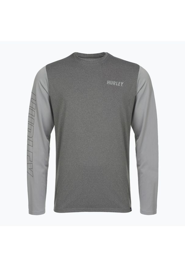 Longsleeve męski Hurley H2O-Dri Easton. Kolor: szary. Długość rękawa: długi rękaw