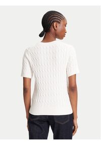 TOMMY HILFIGER - Tommy Hilfiger Sweter WW0WW45656 Écru Regular Fit. Materiał: bawełna #3