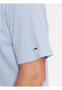 Tommy Jeans T-Shirt Small Flag DM0DM17714 Niebieski Classic Fit. Kolor: niebieski. Materiał: bawełna #5