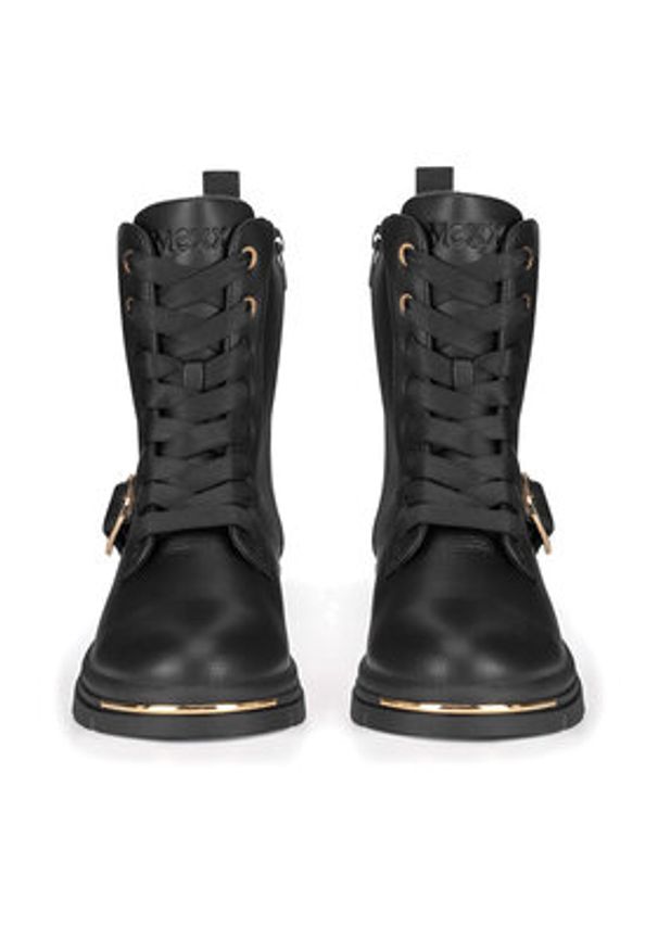 MEXX Trzewiki MI001712643W Czarny. Kolor: czarny. Materiał: materiał