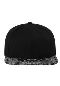 FLEXFIT - Paisley Snapback Cap. Kolor: czarny. Wzór: paisley