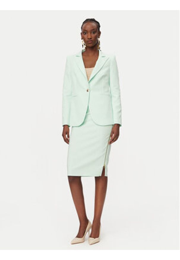 Rinascimento Spódnica ołówkowa CFC0127985003 Zielony Slim Fit. Kolor: zielony. Materiał: syntetyk