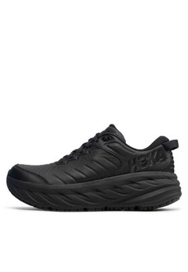HOKA - Hoka Sneakersy M Bondi Sr 1110520 Czarny. Kolor: czarny. Materiał: skóra