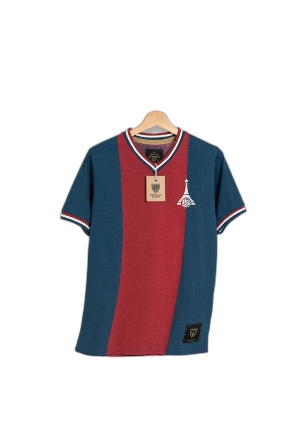 FOOTBALL TOWN - Bawełniana koszulka Football Town La Tour. Kolor: wielokolorowy, niebieski, czerwony. Materiał: bawełna. Sport: piłka nożna