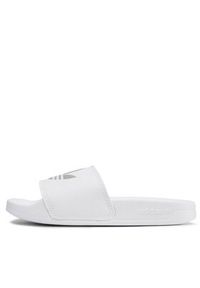 Adidas - adidas Klapki adilette Lite W GZ6197 Biały. Kolor: biały. Materiał: skóra #8