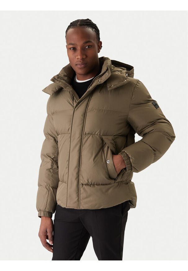 BOSS Kurtka zimowa H-Corbinian5 50551599 Beżowy Regular Fit. Kolor: beżowy. Materiał: syntetyk. Sezon: zima