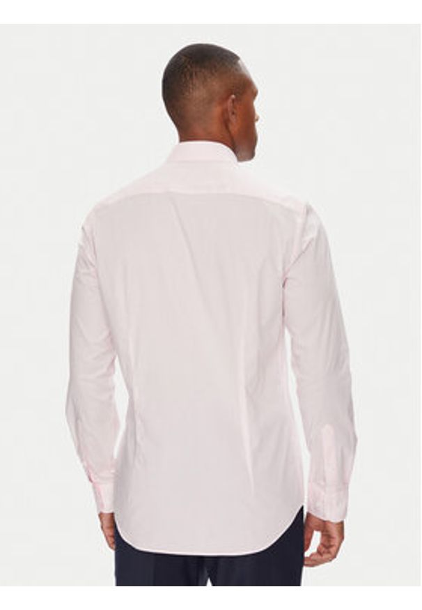 TOMMY HILFIGER - Tommy Hilfiger Koszula MW0MW38347 Różowy Slim Fit. Kolor: różowy. Materiał: bawełna