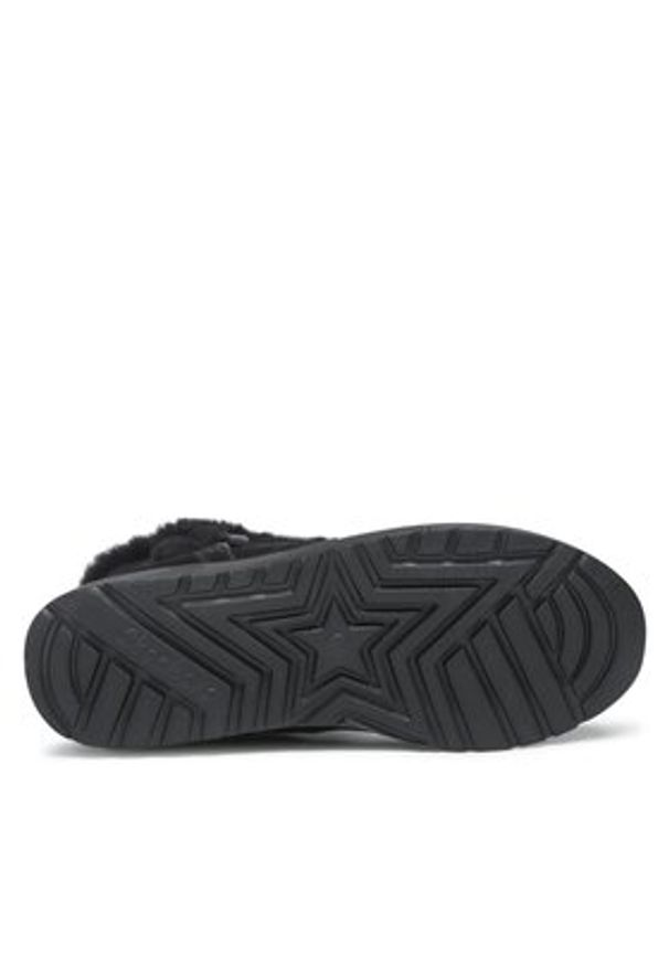 skechers - Skechers Botki Cozy Peak 49811/BLK Czarny. Kolor: czarny. Materiał: zamsz, skóra