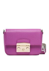 Furla Torebka Metropolis WB00839-BX0006-1915S-1-007-20-BG-B Fioletowy. Kolor: fioletowy. Materiał: skórzane #1