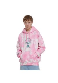 Cropp - Różowa bluza z kapturem - Różowy. Typ kołnierza: kaptur. Kolor: różowy. Materiał: bawełna, dzianina. Wzór: nadruk #1