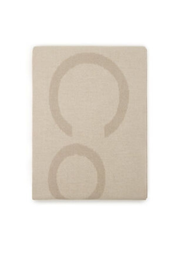 Calvin Klein Szalik LV04D8030G Beżowy. Kolor: beżowy. Materiał: wełna