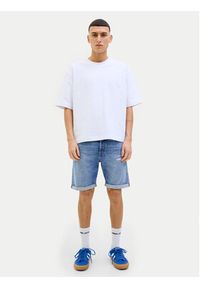 Jack & Jones - Jack&Jones Szorty jeansowe Rick 12269612 Niebieski Regular Fit. Kolor: niebieski. Materiał: bawełna