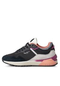 Pepe Jeans Sneakersy PLS31547 Czarny. Kolor: czarny. Materiał: skóra #5