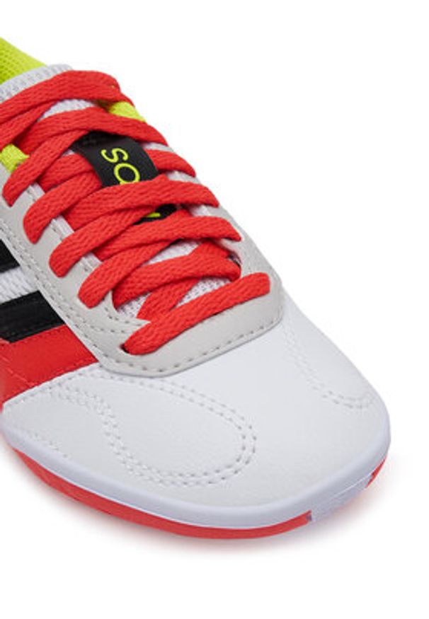 Adidas - adidas Buty do piłki nożnej Super Sala Competition III Indoor JP5435 Biały. Kolor: biały. Materiał: materiał