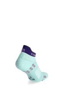 Skarpety biegowe Compressport Pro Racing Socks v4.0 Run Low. Kolor: zielony. Sport: bieganie