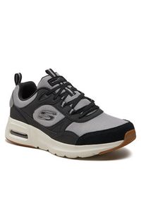 skechers - Skechers Sneakersy Skech-Air Court-Yatton 232648/BKGY Czarny. Kolor: czarny. Materiał: materiał